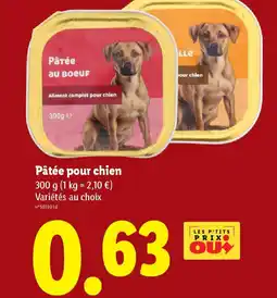 Lidl Pâtée pour chien offre