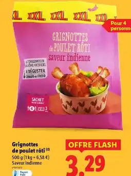 Lidl Grignottes de poulet rôti offre