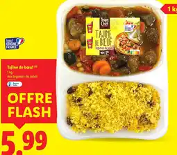 Lidl Tajine de bœuf offre