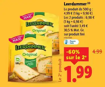 Lidl LEERDAMMER Original offre