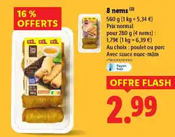 Lidl 8 nems offre