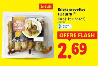 Lidl Bricks crevettes au curry offre