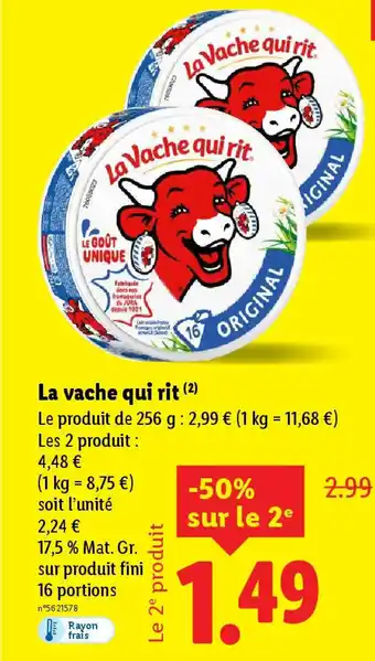 Lidl LA VACHEQUI RIT offre