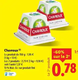 Lidl CHAVROUX offre