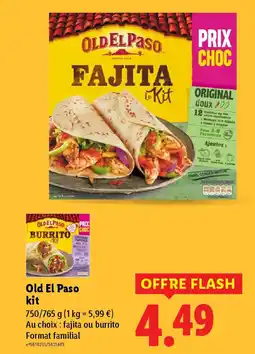 Lidl OLD EL PASO kit offre