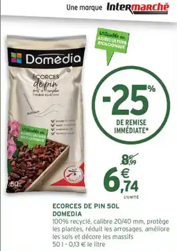 Intermarché Ecorces de pin domedia offre