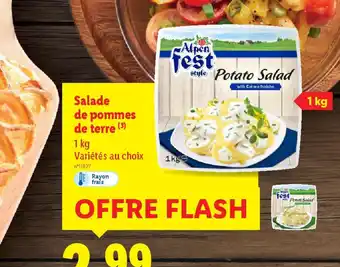 Lidl Salade de pommes de terre offre