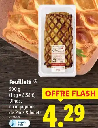 Lidl Feuilleté offre