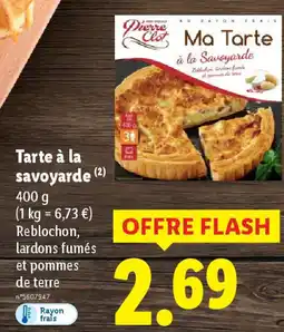 Lidl Tarte à la savoyarde offre