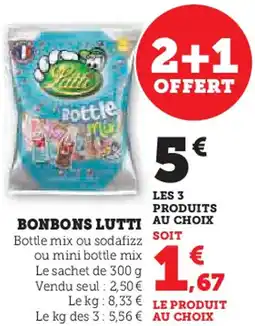 Super U Bonbons lutti offre