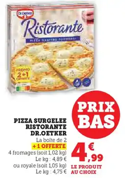 Super U Pizza surgelee ristorante dr.oetker offre