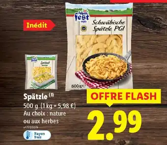 Lidl Spätzle offre