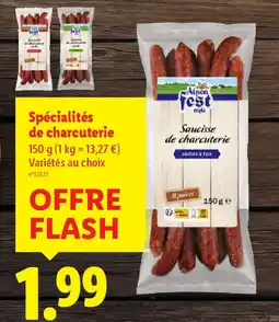 Lidl Spécialités de charcuterie offre