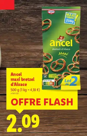 Lidl Ancel maxi bretzel d'Alsace offre