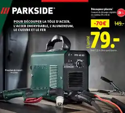 Lidl PARKSIDE® Découpeur plasma offre