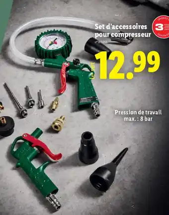 Lidl Set d'accessoires pour compresseur offre