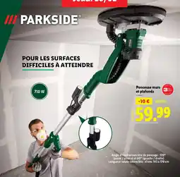 Lidl PARKSIDE® Ponceuse murs et plafonds offre