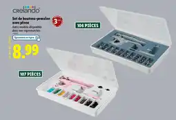 Lidl CRELANDO Set de boutons-pression avec pince offre