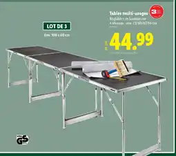 Lidl Tables multi-usages offre