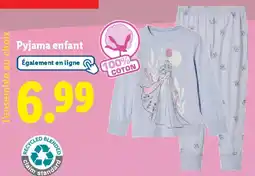 Lidl Pyjama enfant offre