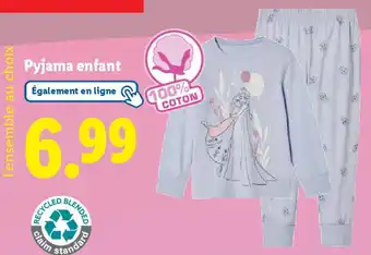 Lidl Pyjama enfant offre