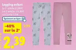 Lidl Legging enfant offre