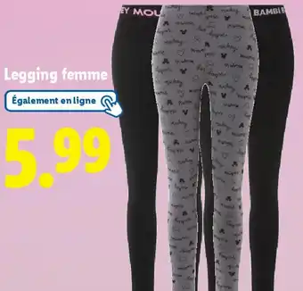 Lidl Legging femme offre