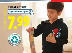 Lidl Sweat enfant offre