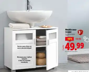 Lidl Meuble sous- vasque offre