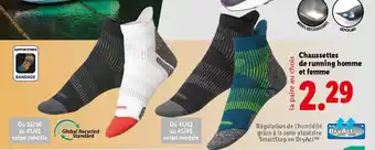 Lidl Chaussettes de running homme et femme offre