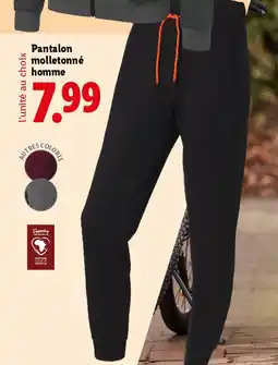 Lidl CRIVIT Pantalon molletonné homme offre