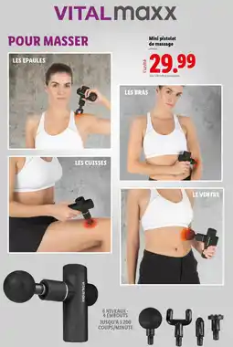 Lidl VITALMAXX Mini pistolet de massage offre