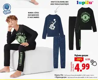 Lidl LUPILU Pyjama garçon offre