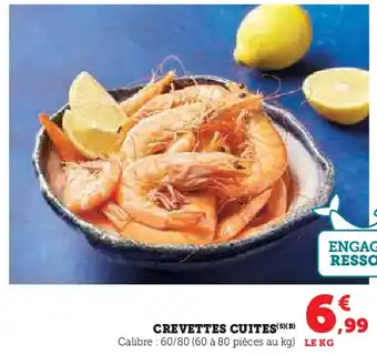 Super U Crevettes cuites offre