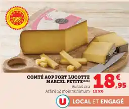 Super U Comté aop fort lucotte marcel petite offre