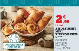 Super U U Assortiment mini viennoiseries offre