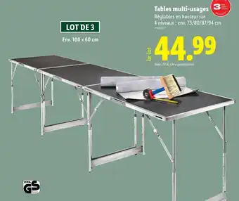 Lidl Tables multi-usages offre