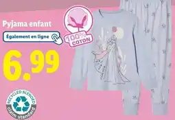 Lidl Pyjama enfant offre