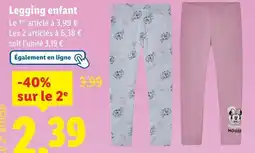 Lidl Legging enfant offre