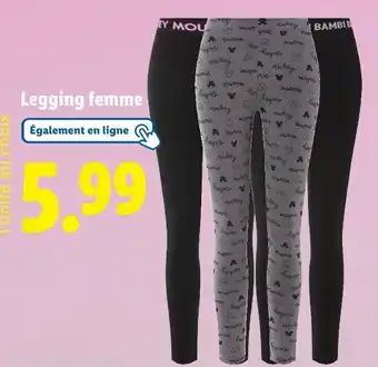 Lidl Legging femme offre