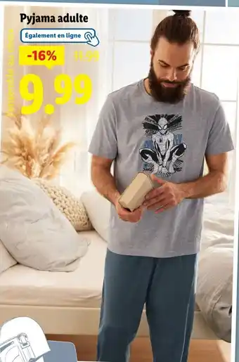 Lidl Pyjama adulte offre