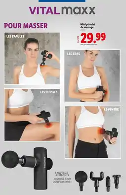 Lidl VITALMAXX Mini pistolet de massage offre