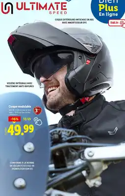 Lidl ULTIMATE Casque modulable offre