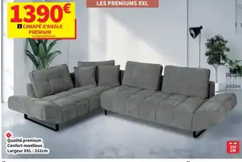 Conforama Canapé d'angle premium offre