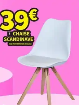 Conforama Chaise scandinave offre