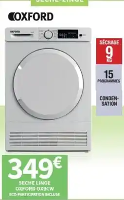 Conforama OXFORD Seche linge oxford ox9cw eco-participation incluse offre