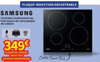 Conforama SAMSUNG Plaque de cuisson induction nz64m3nm1bb offre