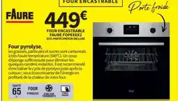 Conforama FAURE Four pyrolyse, offre