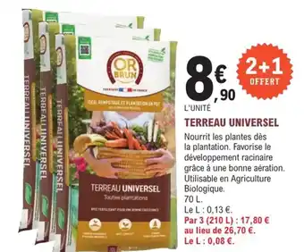 E.Leclerc Jardi Terreau universel offre