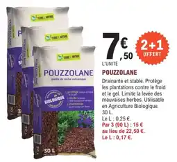 E.Leclerc Jardi TERRE&NATURE Pouzzolane offre